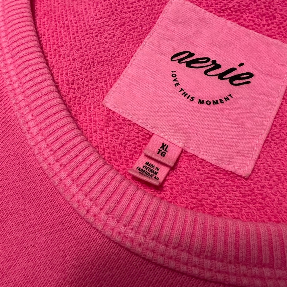 Aerie off shoulder/wide shoulder lightweight sweatshirt